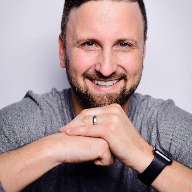 Portrait of Kieran, community mentor and Italian cuisine specialist